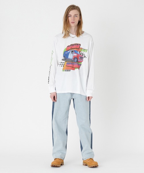 Levi's(リーバイス)の「Levi's/リーバイス SKATE BAGGY バギー 5ポケット インディゴパターン IN TERROR BLUE RINSE(デニムパンツ・メンズ・インディゴブルー・W28 L32/W29 L32/W30 L32/W31 L32/W32 L32/W33 L32/W34 L32/W36 L32)」の4枚目の写真