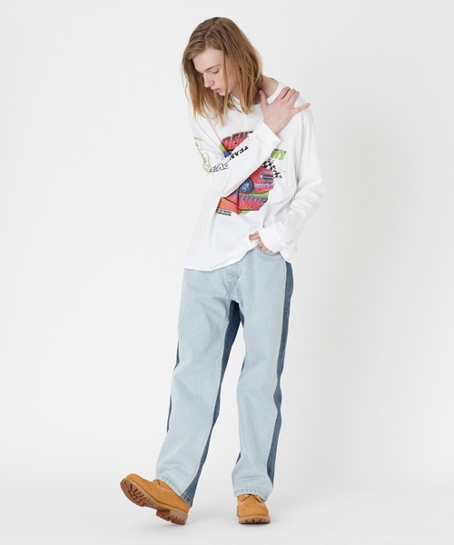 Levi's(リーバイス)の「Levi's/リーバイス SKATE BAGGY バギー 5ポケット インディゴパターン IN TERROR BLUE RINSE(デニムパンツ・メンズ・インディゴブルー・W28 L32/W29 L32/W30 L32/W31 L32/W32 L32/W33 L32/W34 L32/W36 L32)」の6枚目の写真