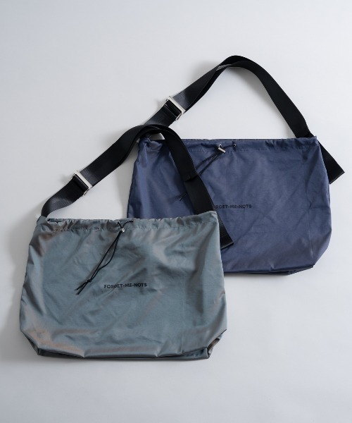 forget-me-nots（フォーゲットミーノッツ）の「ドローストリング ショルダーバッグ FMN-23SS-A-001（ショルダーバッグ・レディース・カーキ/ネイビー・FREE）」の2枚目の写真