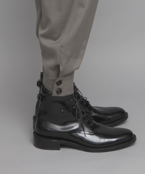 ato（アトウ）の「ORGANIC WOOL CUFFS PANTS（その他パンツ・メンズ・ブラック/ベージュ・48/44/46）」の8枚目の写真