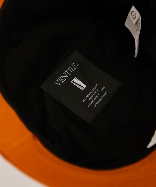 KIJIMA TAKAYUKI(キジマ タカユキ)の「【KIJIMA TAKAYUKI/キジマタカユキ】VENTILE BUCKET HAT/ベンタイルバケットハット(ハット・メンズ・ブラック/オレンジ・3)」の12枚目の写真