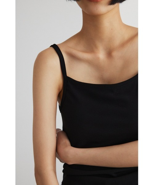 STYLEMIXER（スタイルミキサー）の「バックオープンカップ付きキャミソール（キャミソール・レディース・ホワイト/ブラック/ベージュ・SMALL/MEDIUM）」の6枚目の写真