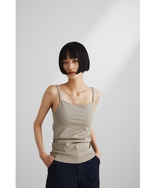 STYLEMIXER（スタイルミキサー）の「バックオープンカップ付きキャミソール（キャミソール・レディース・ホワイト/ブラック/ベージュ・SMALL/MEDIUM）」の9枚目の写真
