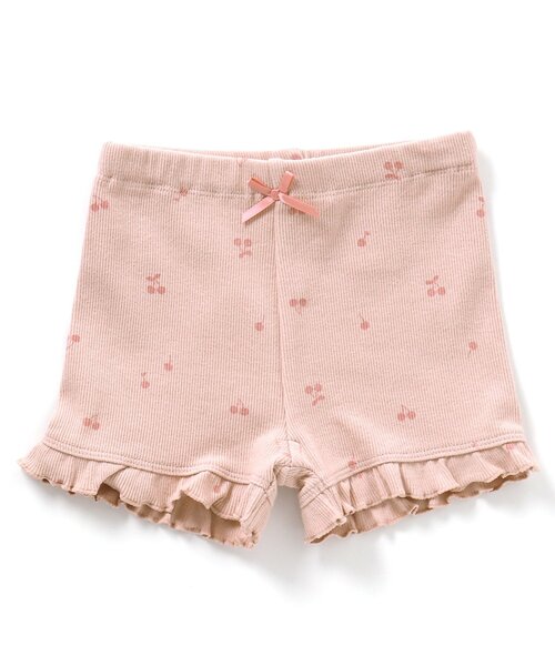 Ampersand(アンパサンド)の「ペチパンツ(レギンス/スパッツ・キッズ・サックスブルー/ピンク/アイボリー/チャコール・140/95/120)」の4枚目の写真