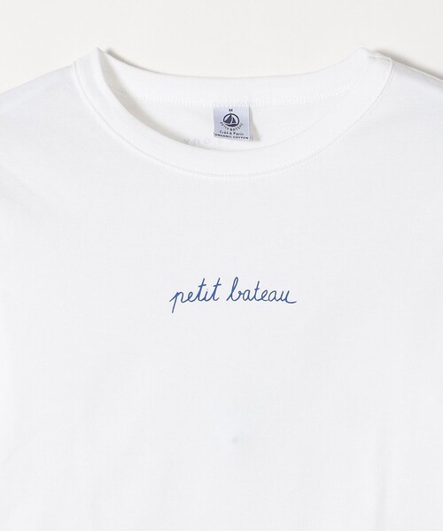 PETIT BATEAU（プチバトー）の「【SHIPS any別注】PETIT BATEAU: ロングスリーブ Tシャツ 23SS（Tシャツ/カットソー・レディース・ホワイト・ONE SIZE）」の4枚目の写真