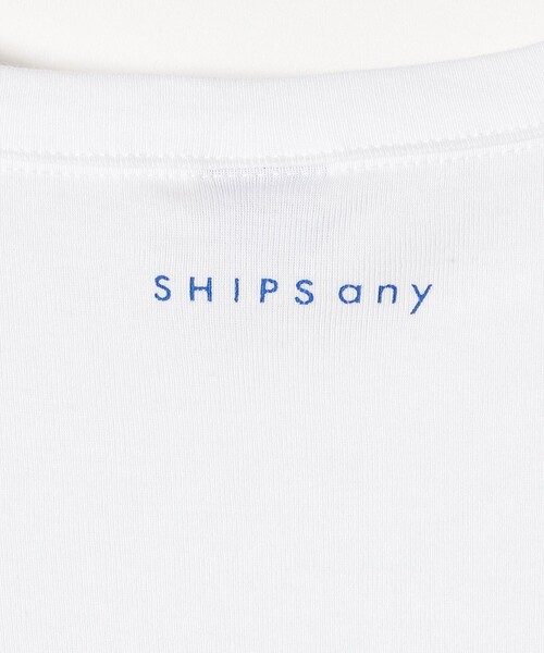PETIT BATEAU（プチバトー）の「【SHIPS any別注】PETIT BATEAU: ロングスリーブ Tシャツ 23SS（Tシャツ/カットソー・レディース・ホワイト・ONE SIZE）」の5枚目の写真