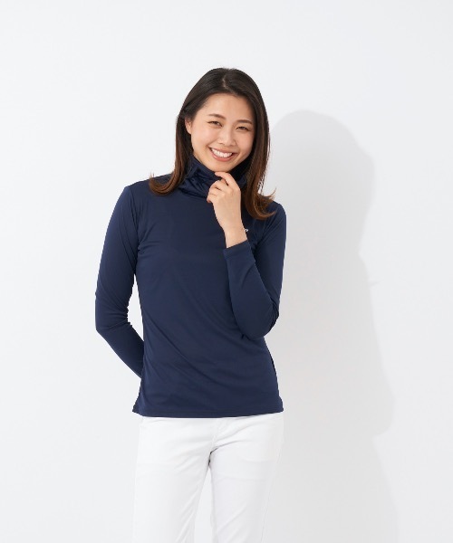 marie claire(マリ・クレール)の「【marie claire:マリ.クレール】レディース長袖ハイネックインナーシャツ ゴルフ(シャツ/ブラウス・レディース・ホワイト/ネイビー/ブラック・MEDIUM/LARGE/X-LARGE)」の20枚目の写真