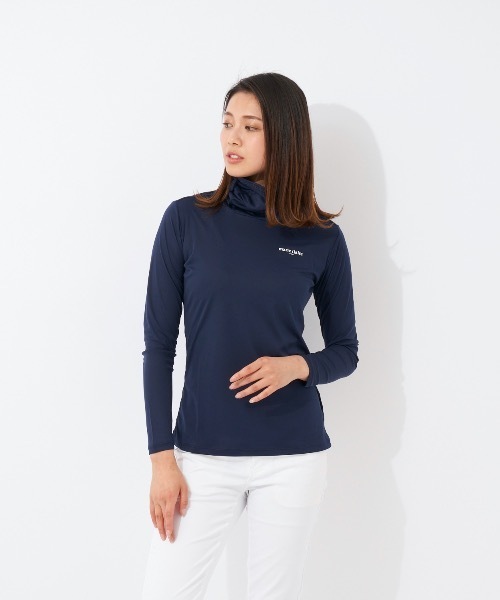 marie claire(マリ・クレール)の「【marie claire:マリ.クレール】レディース長袖ハイネックインナーシャツ ゴルフ(シャツ/ブラウス・レディース・ホワイト/ネイビー/ブラック・MEDIUM/LARGE/X-LARGE)」の21枚目の写真