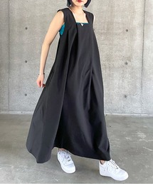 PAGEBOY | タックボリュームジャンスカ(ジャンパースカート)