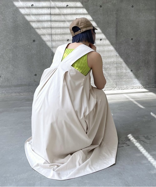 PAGEBOY（ページボーイ）の「タックボリュームジャンスカ（ジャンパースカート・レディース・オレンジ系その他/ブラック/グレイッシュベージュ・S/M）」の17枚目の写真