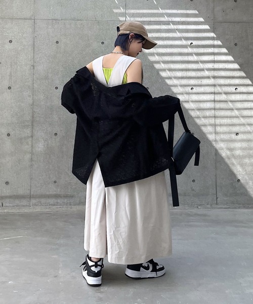 PAGEBOY（ページボーイ）の「タックボリュームジャンスカ（ジャンパースカート・レディース・オレンジ系その他/ブラック/グレイッシュベージュ・S/M）」の19枚目の写真