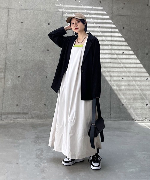 PAGEBOY（ページボーイ）の「タックボリュームジャンスカ（ジャンパースカート・レディース・オレンジ系その他/ブラック/グレイッシュベージュ・S/M）」の18枚目の写真