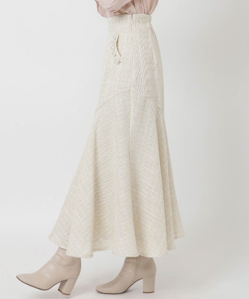 WILLSELECTION（ウィルセレクション）の「ツイードマーメイドスカート（スカート・レディース・ブラック/ミント/オフホワイト・MEDIUM/SMALL）」の16枚目の写真