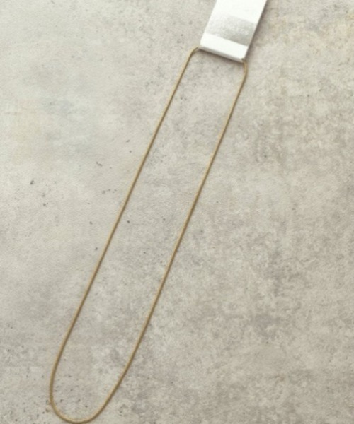 GOLDY（ゴールディ）の「【GOLDY】アレルギー対応 ユニセックス スネーク チェーン ステンレス ネックレス / 3230209（ネックレス・レディース・ゴールド/シルバー・S/M）」の7枚目の写真