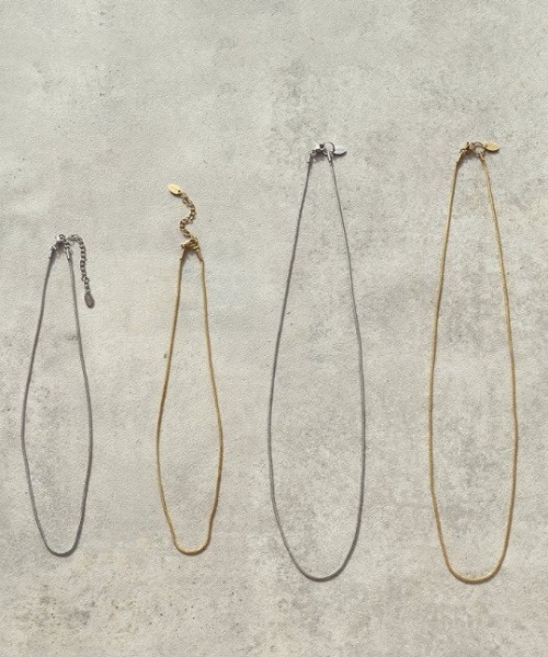 GOLDY（ゴールディ）の「【GOLDY】アレルギー対応 ユニセックス スネーク チェーン ステンレス ネックレス / 3230209（ネックレス・レディース・ゴールド/シルバー・S/M）」の5枚目の写真