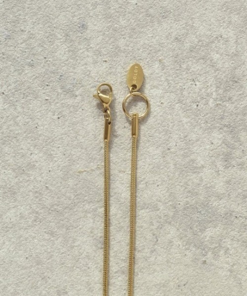 GOLDY（ゴールディ）の「【GOLDY】アレルギー対応 ユニセックス スネーク チェーン ステンレス ネックレス / 3230209（ネックレス・レディース・ゴールド/シルバー・S/M）」の8枚目の写真