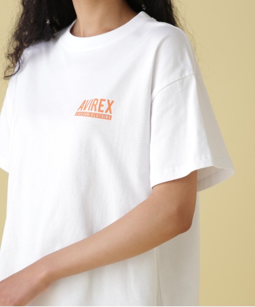 AVIREX（アヴィレックス）の「1COLOR TOMCAT T-SHIRT/ 1カラートムキャットTシャツ（Tシャツ/カットソー・レディース・オフホワイト/ブラック・FREE）」の14枚目の写真