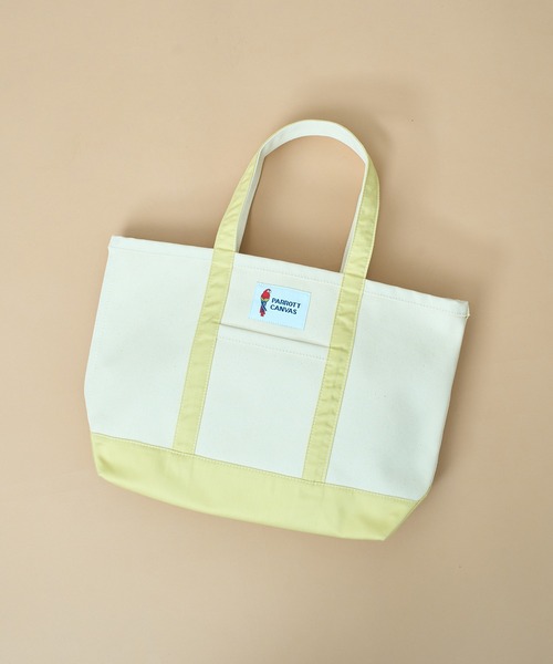 PARROTT CANVAS（パロットキャンバス）の「【PARROTT CANVAS】パロットキャンバス グリーンビルクラシックトートバッグ ミディアム（トートバッグ・レディース・レッド/イエロー/オレンジ/ネイビー/オリーブ/ライトブルー/ブルー・FREE）」の17枚目の写真