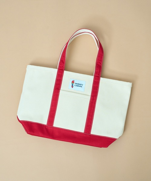 PARROTT CANVAS（パロットキャンバス）の「【PARROTT CANVAS】パロットキャンバス グリーンビルクラシックトートバッグ ミディアム（トートバッグ・レディース・レッド/イエロー/オレンジ/ネイビー/オリーブ/ライトブルー/ブルー・FREE）」の21枚目の写真