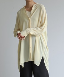 シアーオーバーサイズシャツ【サスティナブル】