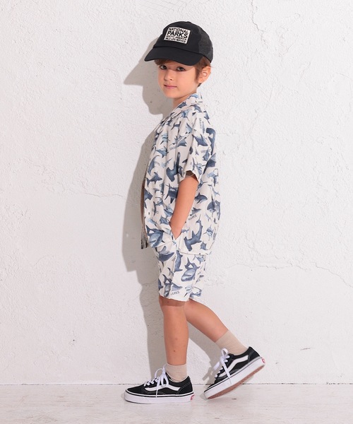 Ocean&Ground（オーシャン&グラウンド）の「カメハメハシャツ(90～140cm)（シャツ/ブラウス・キッズ・マルチ/ベージュ/グリーン/アイボリー・90/100/110/120/130/140）」の6枚目の写真