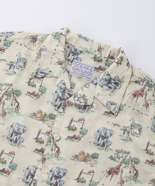 Ocean&Ground（オーシャン&グラウンド）の「カメハメハシャツ(90～140cm)（シャツ/ブラウス・キッズ・マルチ/ベージュ/グリーン/アイボリー・90/100/110/120/130/140）」の12枚目の写真