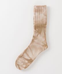 hobo（ホーボー）の「【hobo / ホーボー】TIE-DYED CREW SOCKS C/N/PU（ソックス/靴下）」