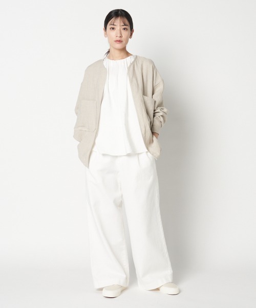 NEW DUNGAREES LINEN NO-COLLAR JK