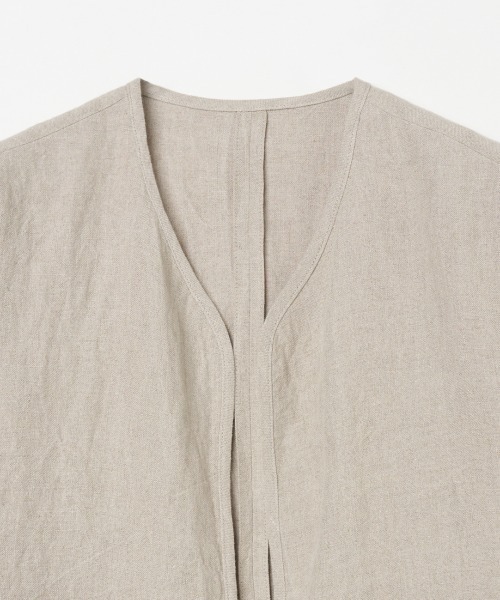 NEW DUNGAREES LINEN NO-COLLAR JK