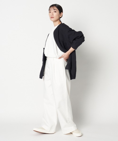 HELIOPOLE（エリオポール）の「NEW DUNGAREES LINEN NO-COLLAR JK