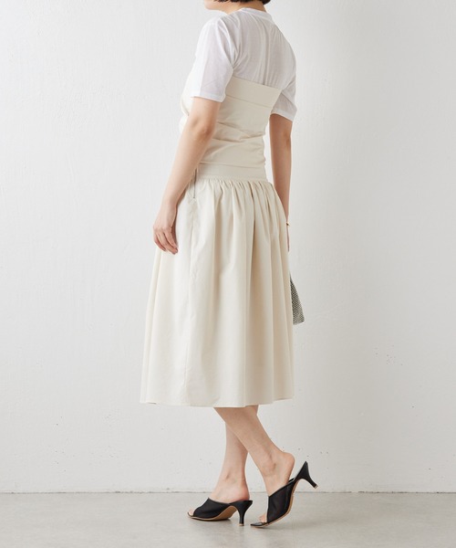 Whim Gazette（ウィムガゼット）の「2WAYベアワンピース（ワンピース・レディース・ブラック/ホワイト系その他・FREE）」の9枚目の写真