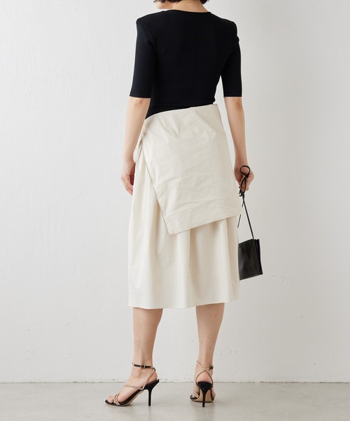 Whim Gazette（ウィムガゼット）の「2WAYベアワンピース（ワンピース・レディース・ブラック/ホワイト系その他・FREE）」の17枚目の写真