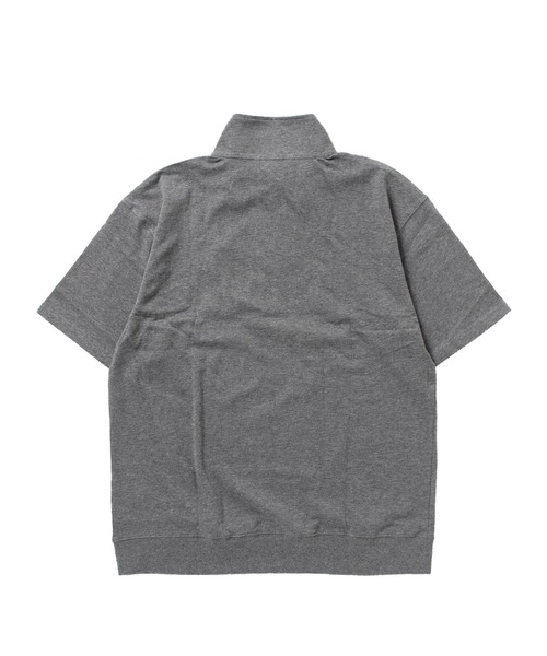 U.S. POLO ASSN.（ユーエスポロアッスン）の「U.S. POLO ASSN. / ユーエスポロアッスン 別注 コラボ オーバーサイズ ハーフジップ 半袖 Tシャツ（Tシャツ/カットソー・メンズ・ホワイト系その他/ホワイト/ブルー系その他/チャコール/ネイビー/ダークグリーン/ブラック系その他/ライトベージュ/ブラック・X-LARGE/LARGE/MEDIUM）」の22枚目の写真