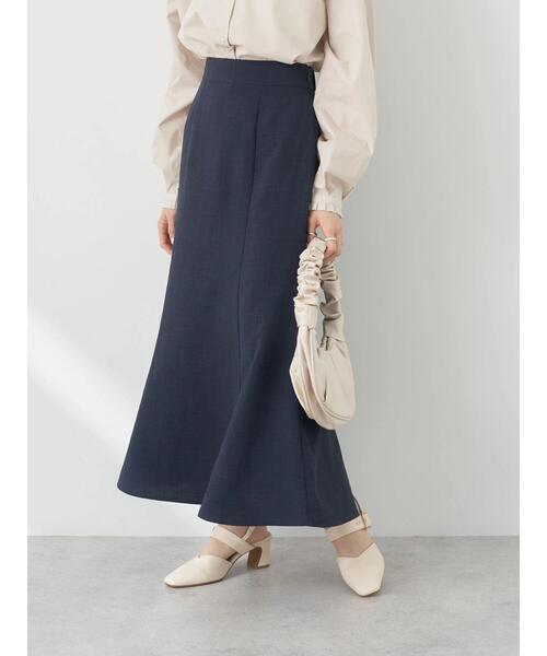 earth music&ecology（アースミュージックアンドエコロジー）の「マーメイドスカート（スカート・レディース・ドット/サックスブルー/アイボリー/ネイビー・M/S）」の7枚目の写真