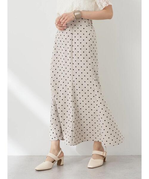 earth music&ecology（アースミュージックアンドエコロジー）の「マーメイドスカート（スカート・レディース・ドット/サックスブルー/アイボリー/ネイビー・M/S）」の8枚目の写真