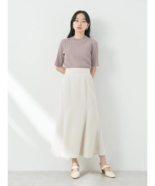 earth music&ecology（アースミュージックアンドエコロジー）の「マーメイドスカート（スカート・レディース・ドット/サックスブルー/アイボリー/ネイビー・M/S）」の13枚目の写真