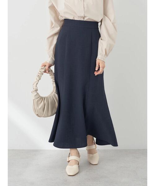 earth music&ecology（アースミュージックアンドエコロジー）の「マーメイドスカート（スカート・レディース・ドット/サックスブルー/アイボリー/ネイビー・M/S）」の22枚目の写真