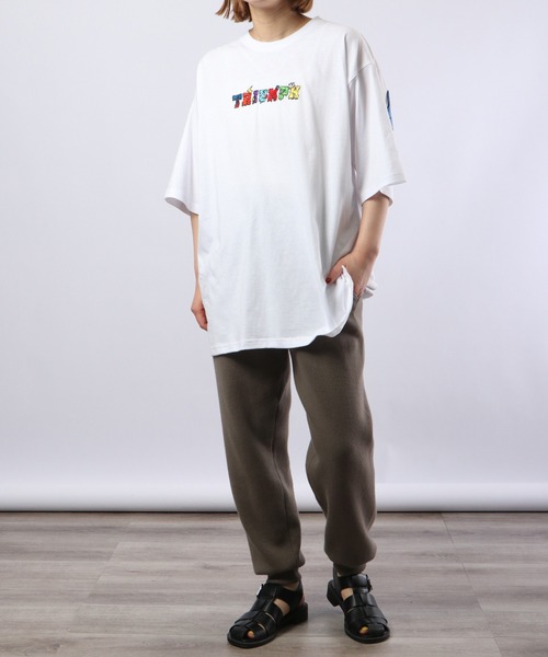 RE730(アールイーセブンサーティー)の「RE730 ビッグシルエット半袖Tシャツ(Tシャツ/カットソー・メンズ・ブラック系1/ブラック/イエロー/イエロー系1/ブルー系1/ホワイト/イエロー系2/ホワイト系1/ホワイト系2/ブラック系2/ブルー系2/ターコイズブルー・L/XL/M)」の13枚目の写真