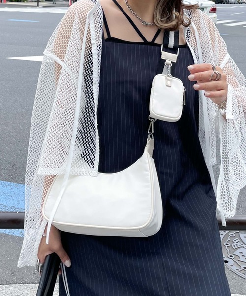 archives（アルシーヴ）の「ユーティリティバッグ（ショルダーバッグ・レディース・ブラック/アイボリー・FREE）」の12枚目の写真