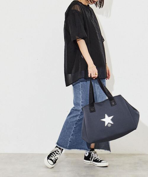 CONVERSE TOKYO(コンバーストウキョウ)の「REVERSIBLE SHEER TEE(Tシャツ/カットソー・レディース・ホワイト/ブラック・FREE)」の17枚目の写真