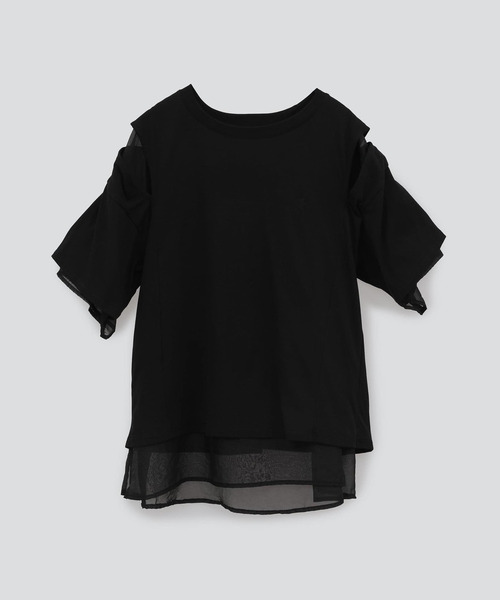 CONVERSE TOKYO(コンバーストウキョウ)の「REVERSIBLE SHEER TEE(Tシャツ/カットソー・レディース・ホワイト/ブラック・FREE)」の20枚目の写真
