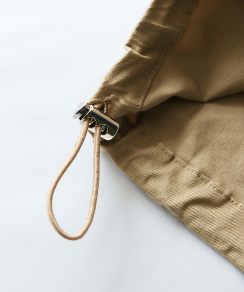 HER CLOSET（ハークローゼット）の「【shemoshelly】WEB限定ドローストリングカーゴバルーンスカート（スカート・レディース・ベージュ/ブラック/カーキ/ブルー・M）」の17枚目の写真