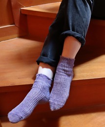 Put on socks（プットオンソックス）の「【Put on socks プットオンソックス】"Sea glass"シーグラス　リネンソックス（ソックス/靴下）」