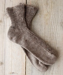 Put on socks（プットオンソックス）の「【Put on socks プットオンソックス】"Sea glass"シーグラス　リネンソックス（ソックス/靴下）」