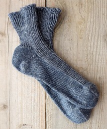 WEICA（ウェイカ）の「【Put on socks プットオンソックス】"Sea glass"シーグラス　リネンソックス（ソックス/靴下）」