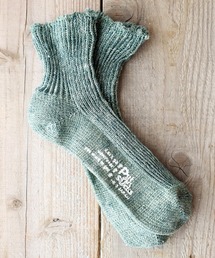 Put on socks（プットオンソックス）の「【Put on socks プットオンソックス】"Sea glass"シーグラス　リネンソックス（ソックス/靴下）」
