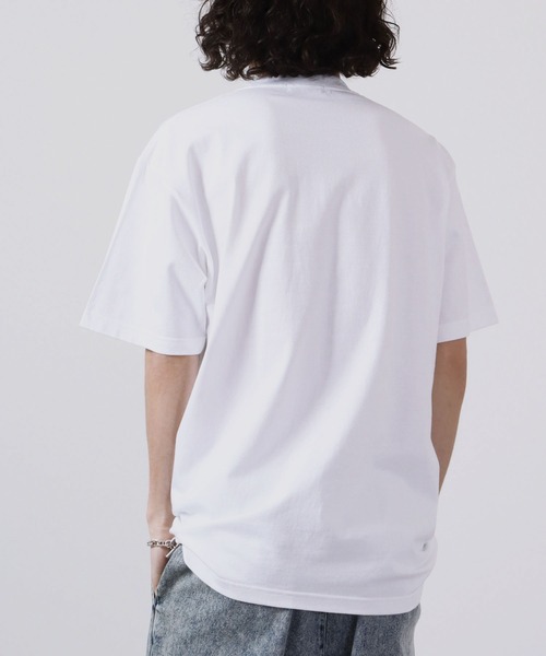 MODISH GAZE(モディシュガゼ)の「MODISH GAZE 7.4スーパーヘビーオンス 発泡プリント グラフィック 半袖Tシャツ COMFY(Tシャツ/カットソー・メンズ・パープル/ホワイト/ブラック・L/M/XL)」の17枚目の写真