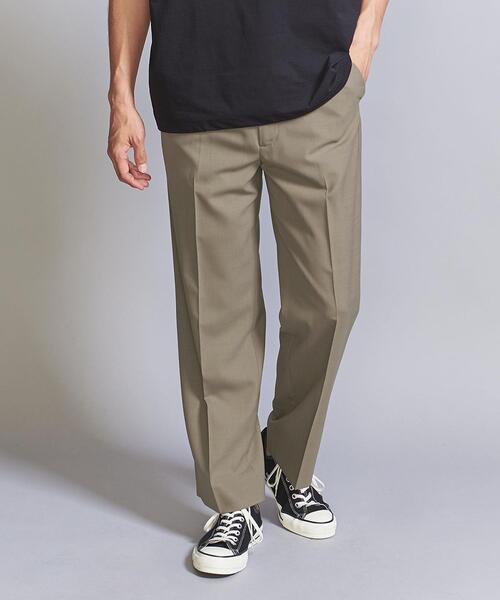 BEAUTY&YOUTH UNITED ARROWS（ビューティーアンドユースユナイテッドアローズ）の「ツイル トロピカル ノープリーツ ストレートパンツ（スラックス・メンズ・ベージュ/ブラック・S/M/L/XL）」の10枚目の写真