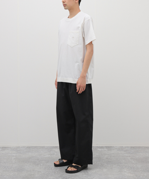 THE NORTH FACE PURPLE LABEL(ザ ノースフェイス パープルレーベル)の「【THE NORTH FACE PURPLE LABEL】High Bulky H/S Pocket Tee(Tシャツ/カットソー・メンズ・ネイビー/ホワイト/ブラック/グリーン・MEDIUM/LARGE)」の5枚目の写真