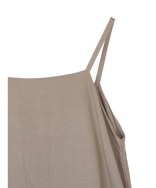 ACYM(アシーム)の「Linen flare maxi ワンピース(ワンピース・レディース・ブラック/ベージュ・FREE)」の22枚目の写真